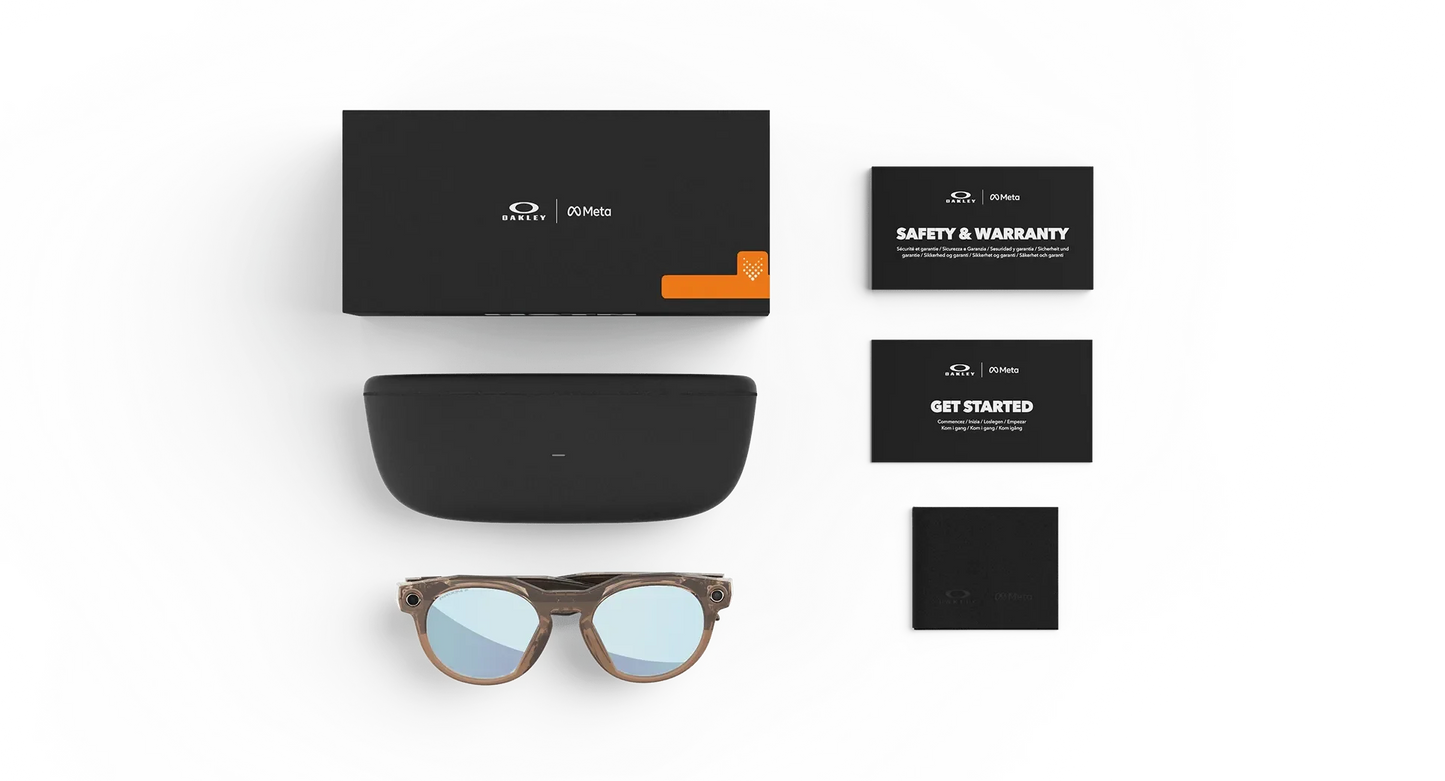 Oakley Meta HSTN - (F) Brown Smoke - (L) Prizm™ Deep Water Polarized - Standard