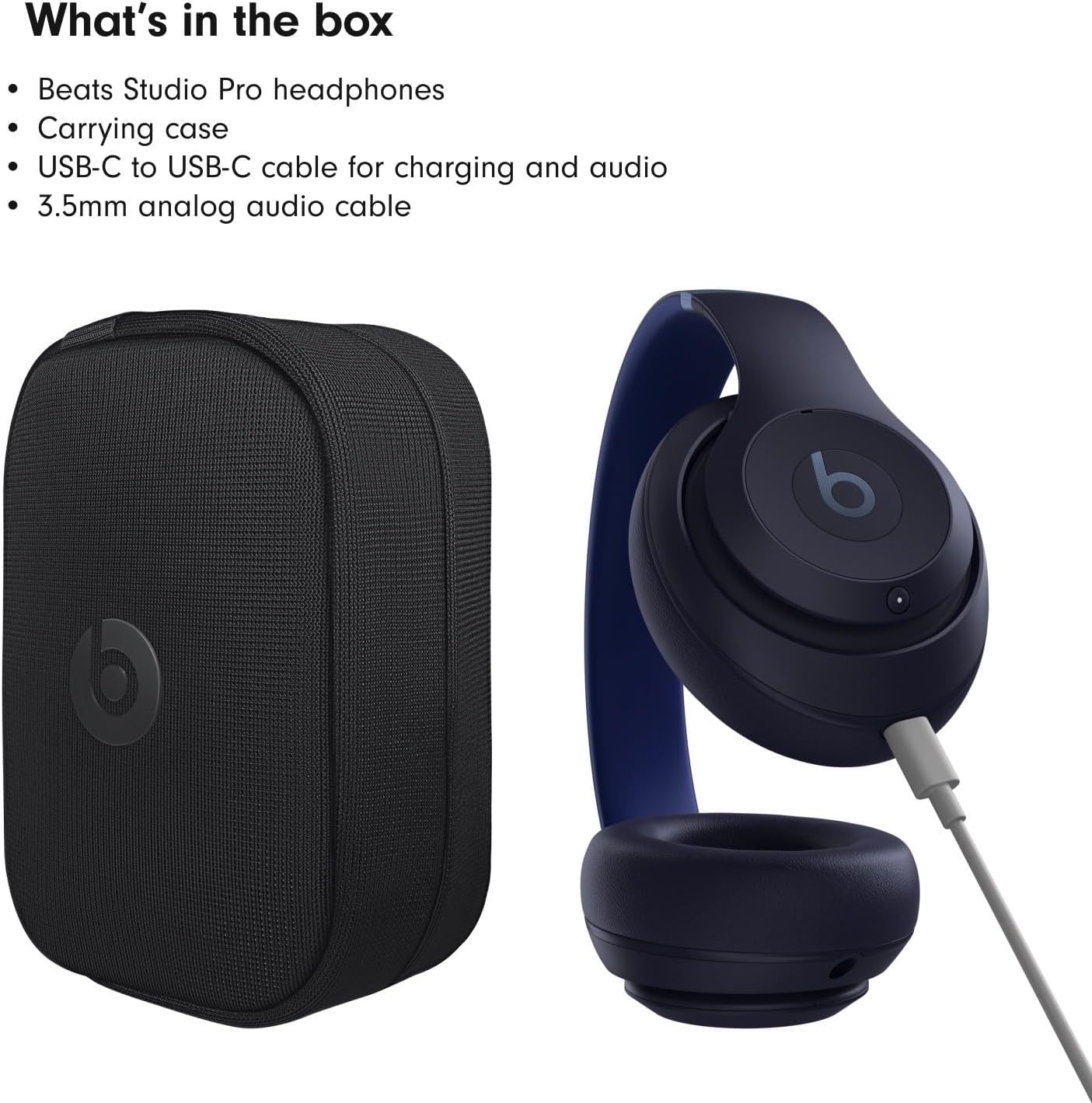 Beats Studio Pro - Wireless Bluetooth Noise Cancelling Headphones - Navy