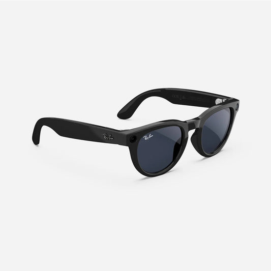 Ray-Ban Meta Headliner Gen 1 - (F) Shiny Black - (L) Clear to Sapphire Transitions - (Standard)