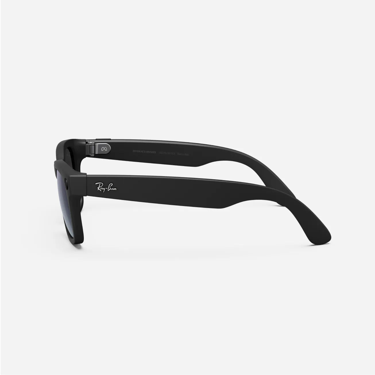 Ray-Ban Meta Wayfarer - (F) Matte Black - (L) Clear to Graphite Green Transitions - (Standard)