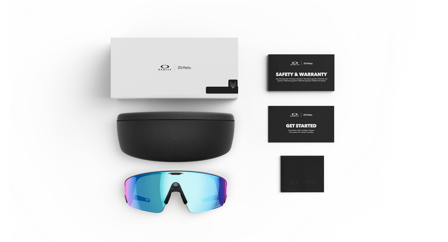 Oakley Meta Vanguard - (F) White - (L) Prizm™ Sapphire - (Standard)