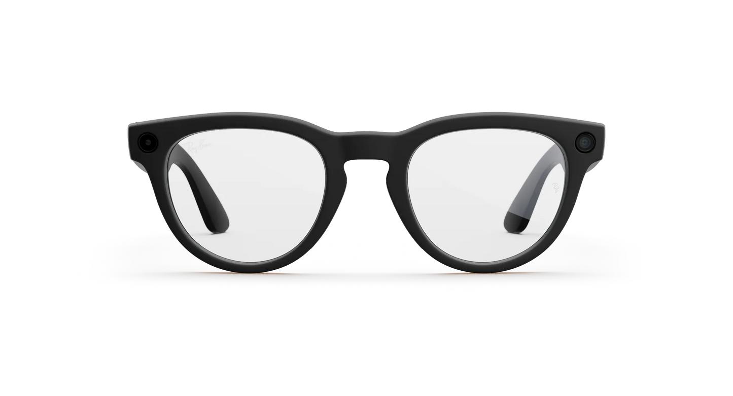 Ray-Ban Meta Headliner Gen 2 - (F) Matte Black – (L) Clear – (Standard)