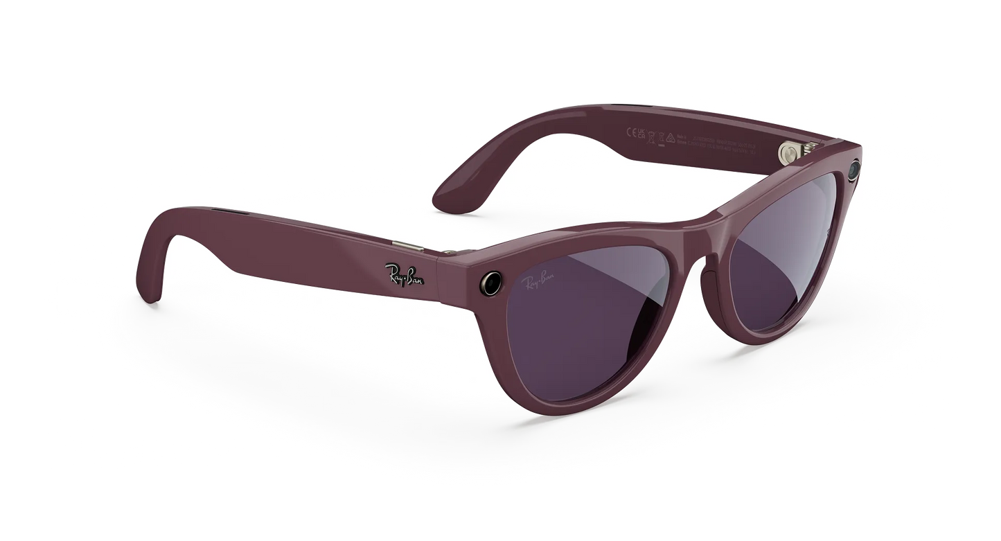 Ray-Ban Meta Skyler Gen 2 - (F) Shiny Mystic Violet – (L) Clear to Amethyst Transitions – (Standard)