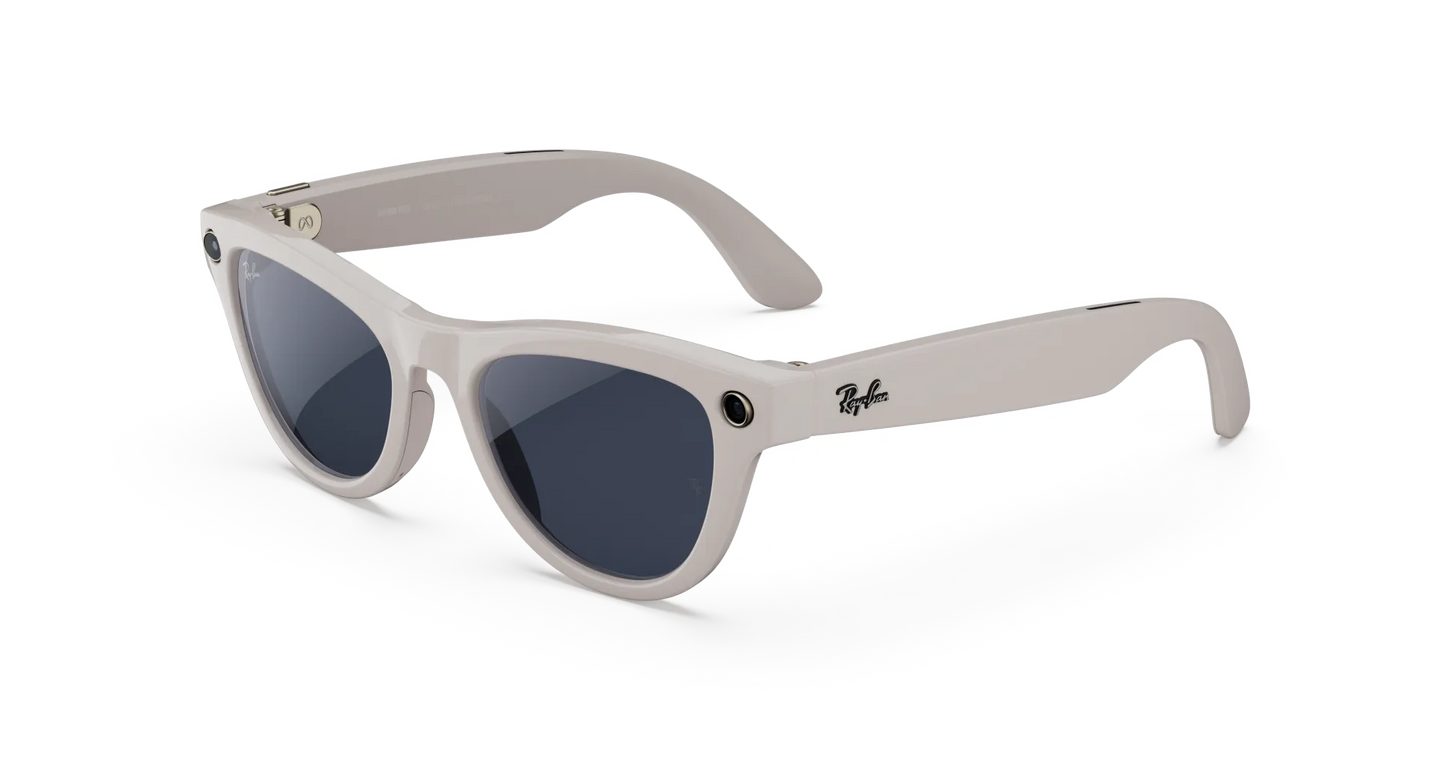 Ray-Ban Meta Skyler Gen 2 - (F) Shiny Chalky Gray - (L) Clear to Sapphire Transitions - (Standard)