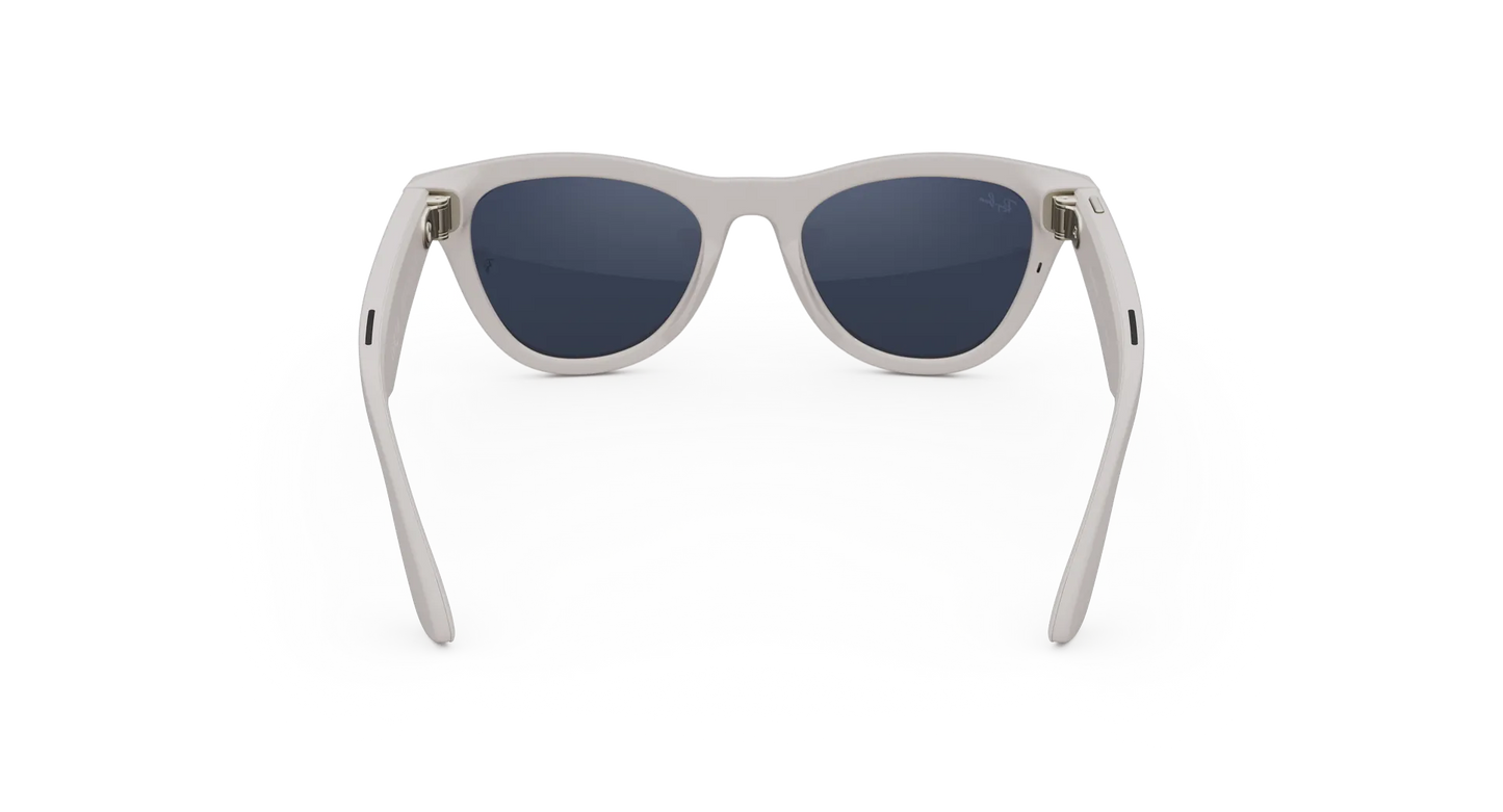 Ray-Ban Meta Skyler Gen 2 - (F) Shiny Chalky Gray - (L) Clear to Sapphire Transitions - (Standard)
