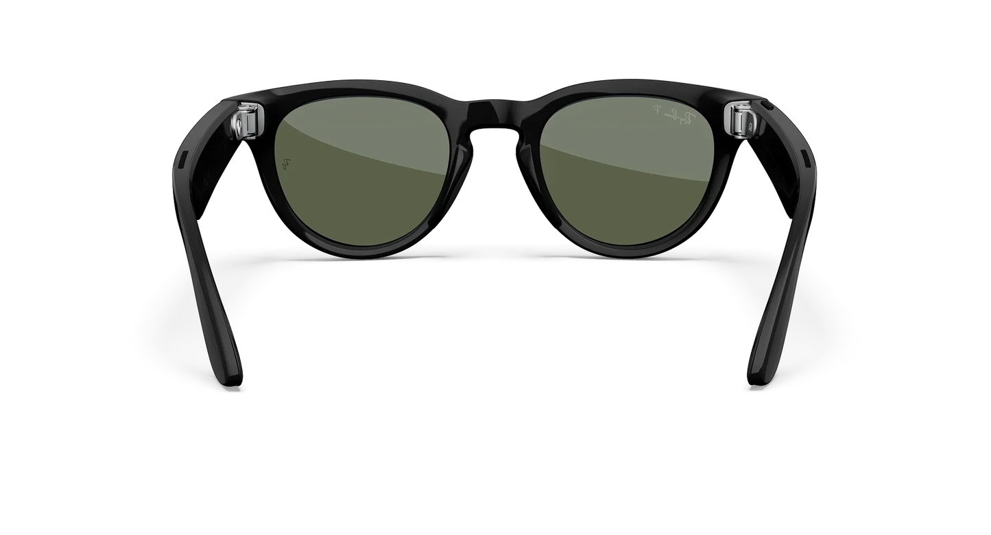 Ray-Ban Meta Skyler Gen 2 - (F) Shiny Black - (L) Green - (Standard)