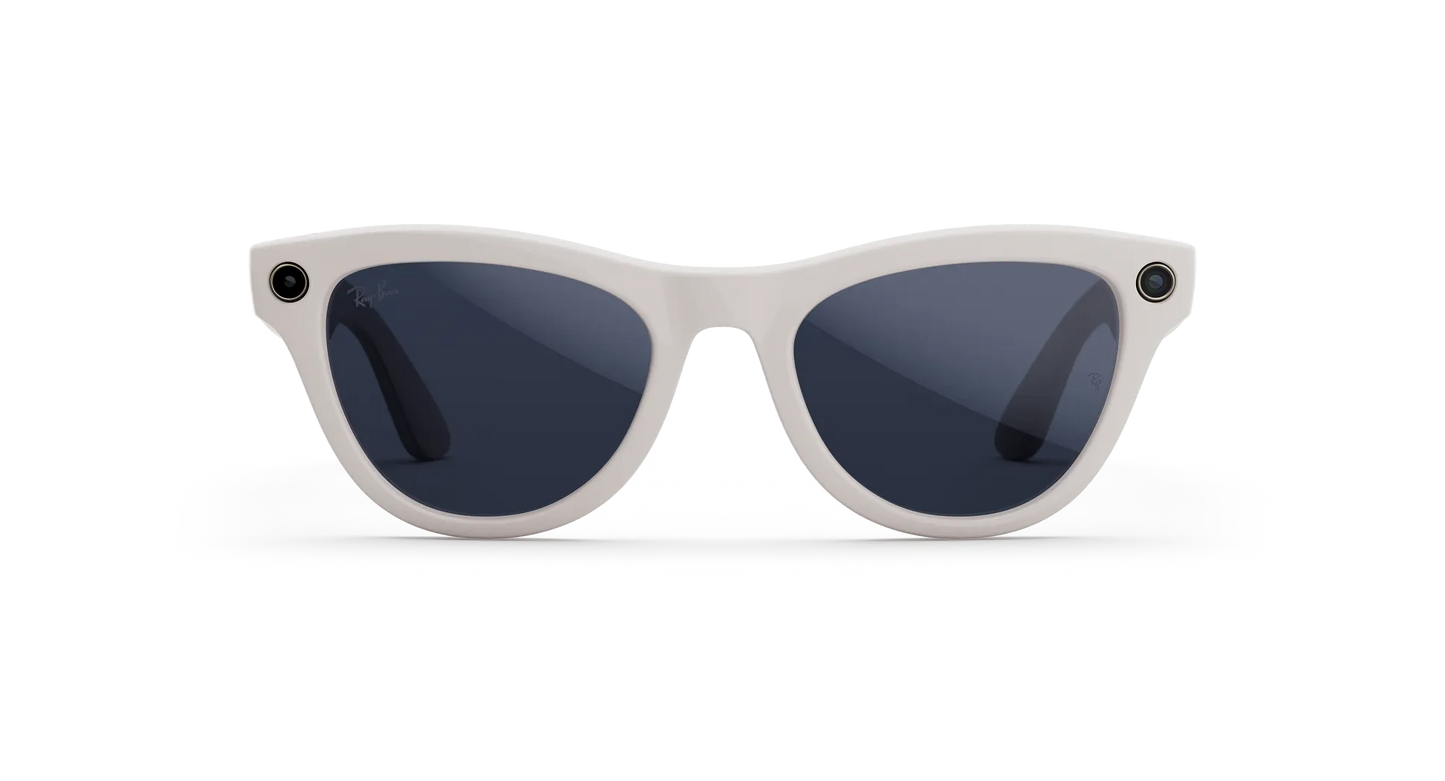 Ray-Ban Meta Skyler Gen 2 - (F) Shiny Chalky Gray - (L) Clear to Sapphire Transitions - (Standard)