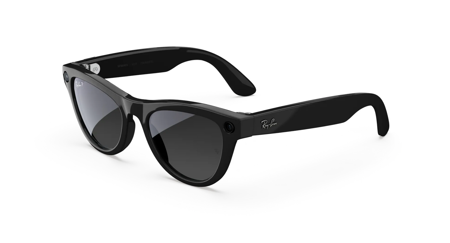 Ray-Ban Meta Skyler Gen 2 – (F) Shiny Black – (L) Gradient Graphite Polarised – (Standard)