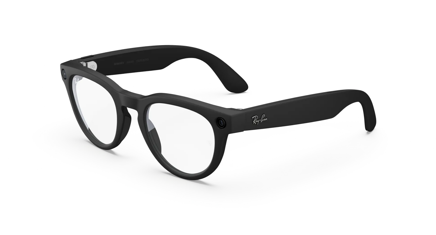 Ray-Ban Meta Headliner Gen 2 - (F) Matte Black – (L) Clear – (Standard)