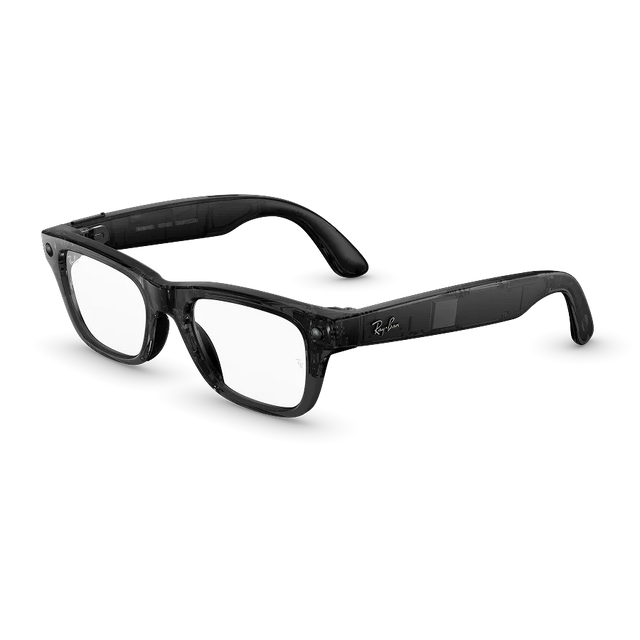 Ray-Ban Meta Blayzer Optics Gen 2 - Meta official Ray-Ban Meta Blayzer Optics (Gen 2), Shiny Transparent Black, Clear Lenses - view 1 of 1 - source 1275257121178326