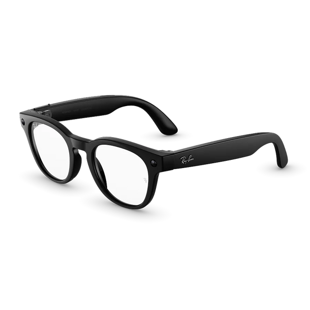 Ray-Ban Meta Scriber Optics Gen 2 - Meta official Ray-Ban Meta Scriber Optics (Gen 2), Shiny Black, Clear Lenses - view 1 of 1 - source 1391180158888189