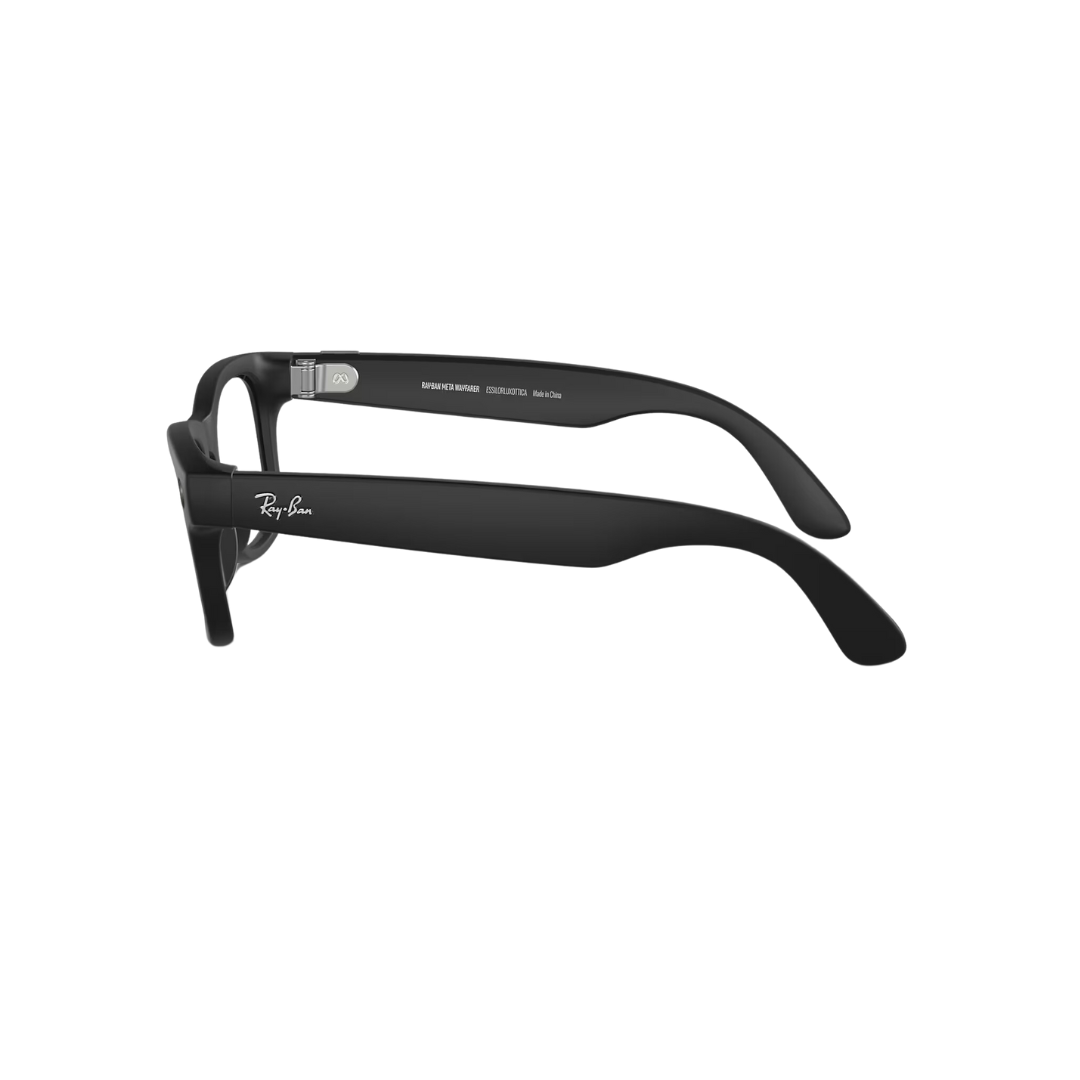 Ray-Ban Meta Wayfarer - (F) Matte Black - (L) Clear to Graphite Green Transitions - (Large)