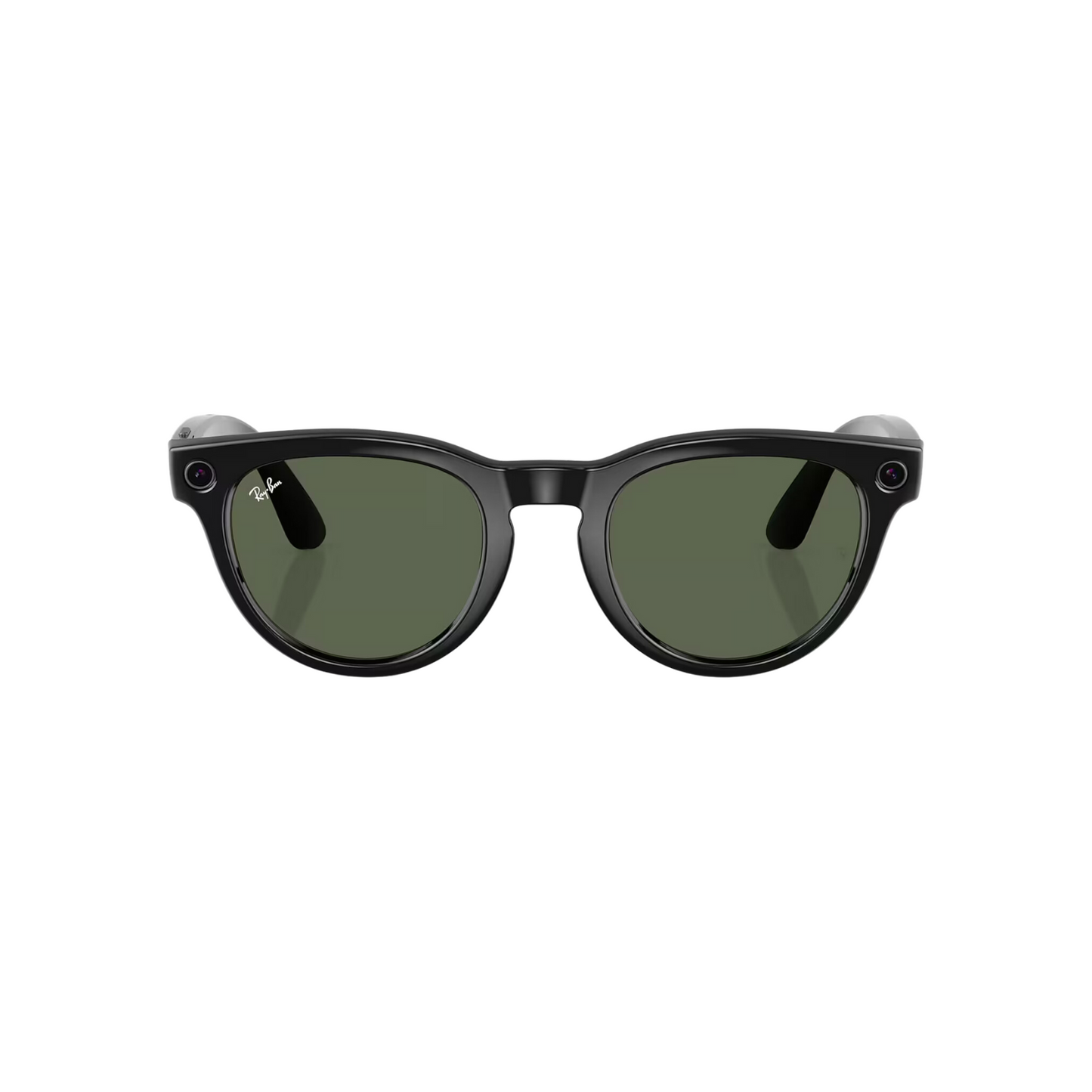 Ray-Ban - Meta Smart Glasses - Headliner - Shiny Black / G15 Green