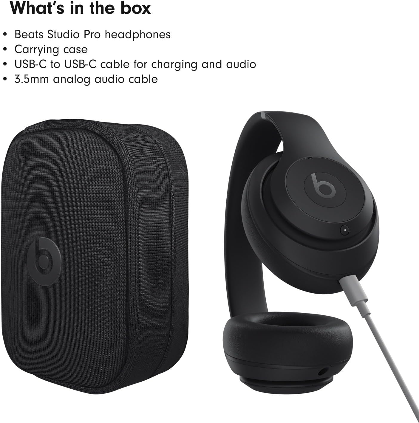 Beats Studio Pro - Wireless Bluetooth Noise Cancelling Headphones - Black