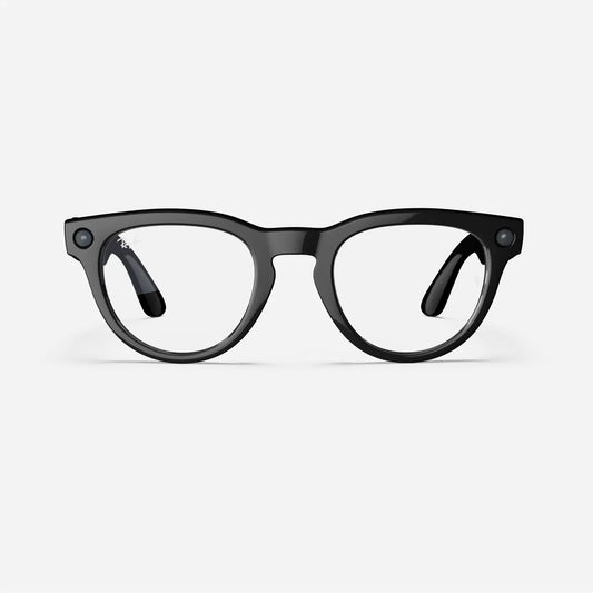 Ray-Ban Meta Headliner - (F) Shiny Black - (L) Clear - (Standard)