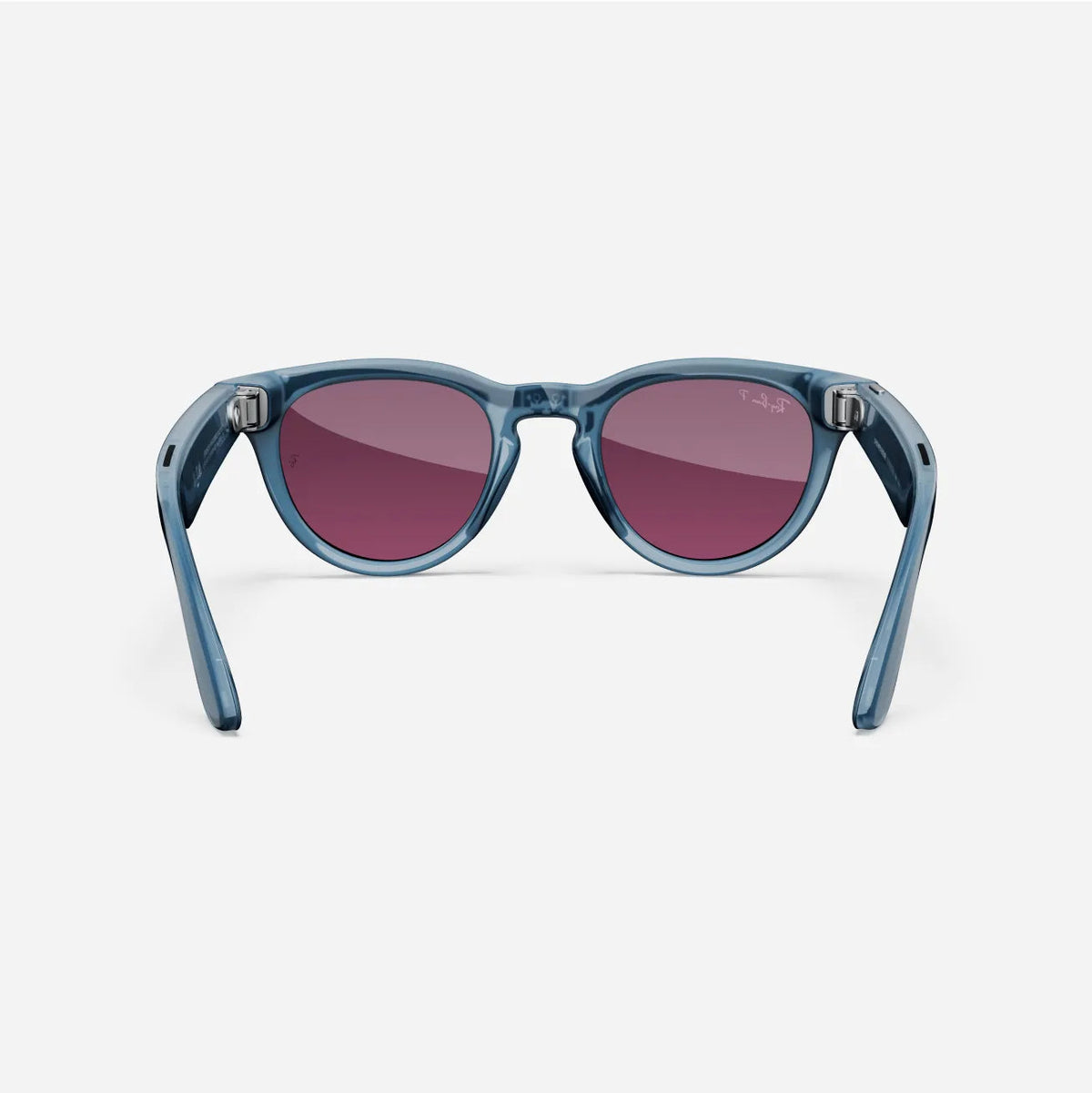 Ray-Ban Meta Headliner Gen 1 - (F) Shiny Jeans Transparent - (L) Dusty Red Polarised