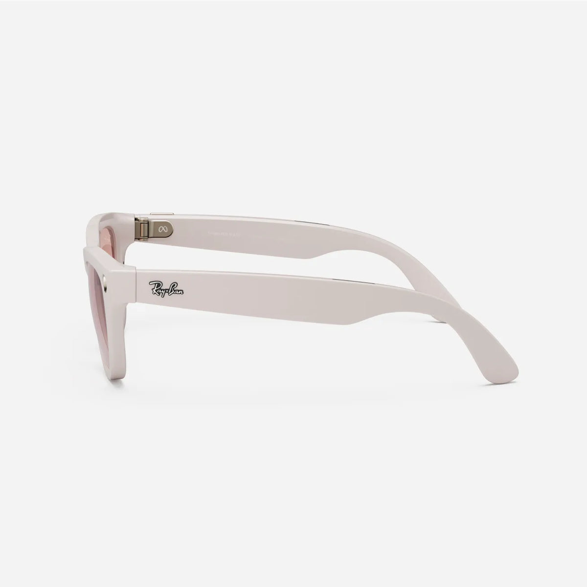 Ray-Ban Meta Skyler Gen 1 - (F) Shiny Chalky Gray - (L) Gradient Cinnamon Pink