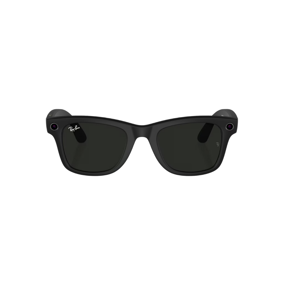 Ray-Ban Meta Wayfarer - (F) Matte Black - (L) Clear to Graphite Green Transitions - (Large)