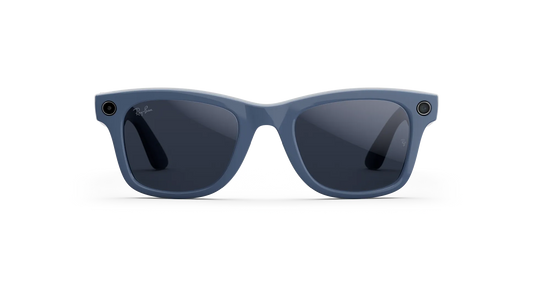 Ray-Ban Meta Wayfarer Gen 2 - (F) Shiny Cosmic Blue - (L) Clear to Sapphire Transitions® - (Large)