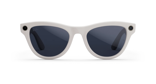 Ray-Ban Meta Skyler Gen 1 - (F) Shiny Chalky Gray - (L) Clear to Sapphire Transitions - (Standard)