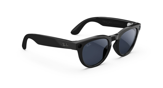 Ray-Ban Meta Headliner Gen 2 - (F) Shiny Black - (L) Clear to Sapphire Transitions - Low Bridge -  (Standard)