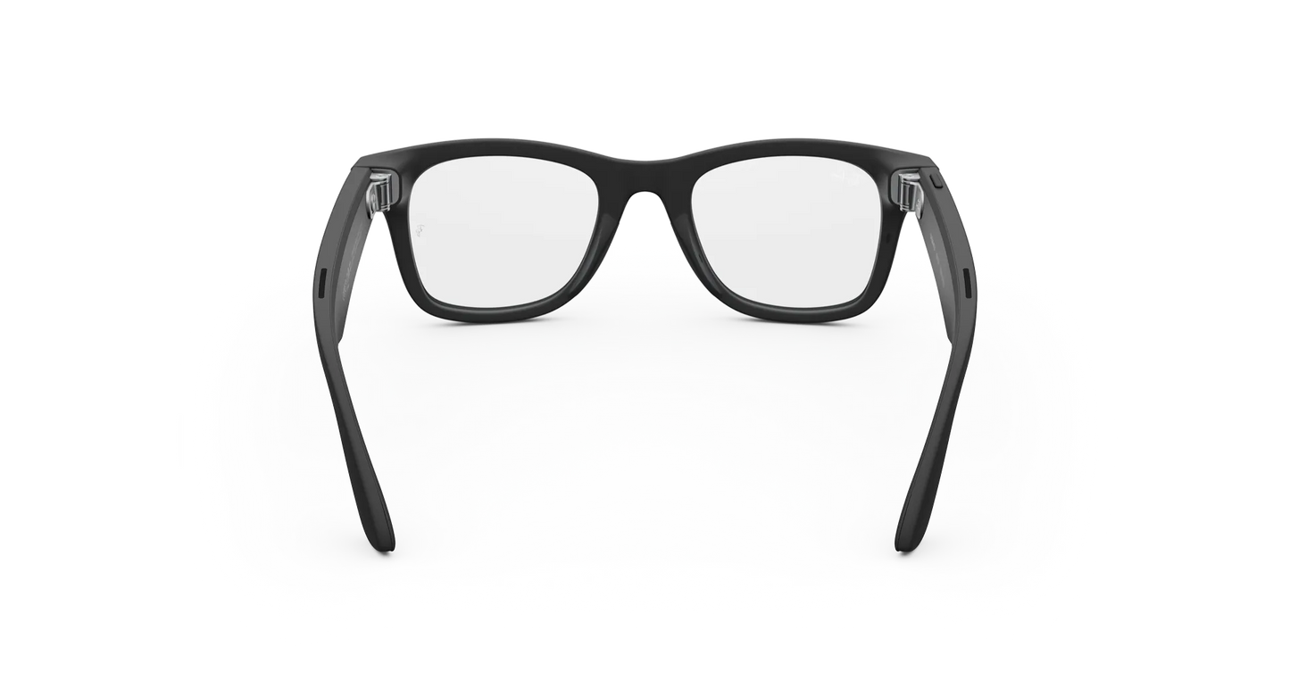 Ray-Ban Meta Wayfarer Gen 2 - (F) Matte Black - (L) Clear - (Standard)