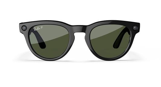 Ray-Ban Meta Skyler Gen 2 - (F) Shiny Black - (L) Green - (Standard)