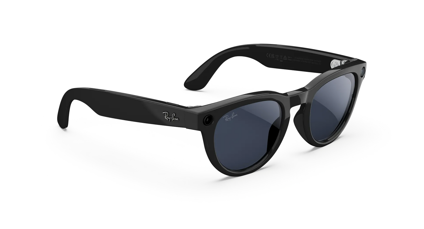 Ray-Ban Meta Headliner Gen 2 - (F) Shiny Black - (L) Clear to Sapphire Transitions - High Bridge - (Standard)