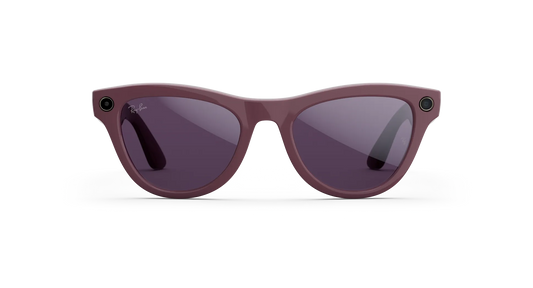 Ray-Ban Meta Skyler Gen 2 - (F) Shiny Mystic Violet – (L) Clear to Amethyst Transitions