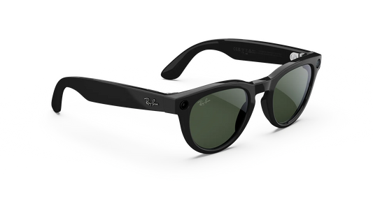Ray-Ban Meta Headliner Gen 2 - (F) Shiny Black - (L) Clear to Graphite Green Transitions - (Standard)