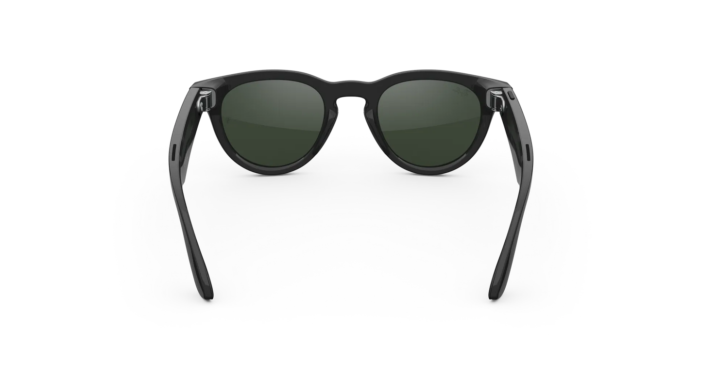 Ray-Ban Meta Headliner Gen 2 - (F) Shiny Black - (L) Clear to Graphite Green Transitions - (Standard)