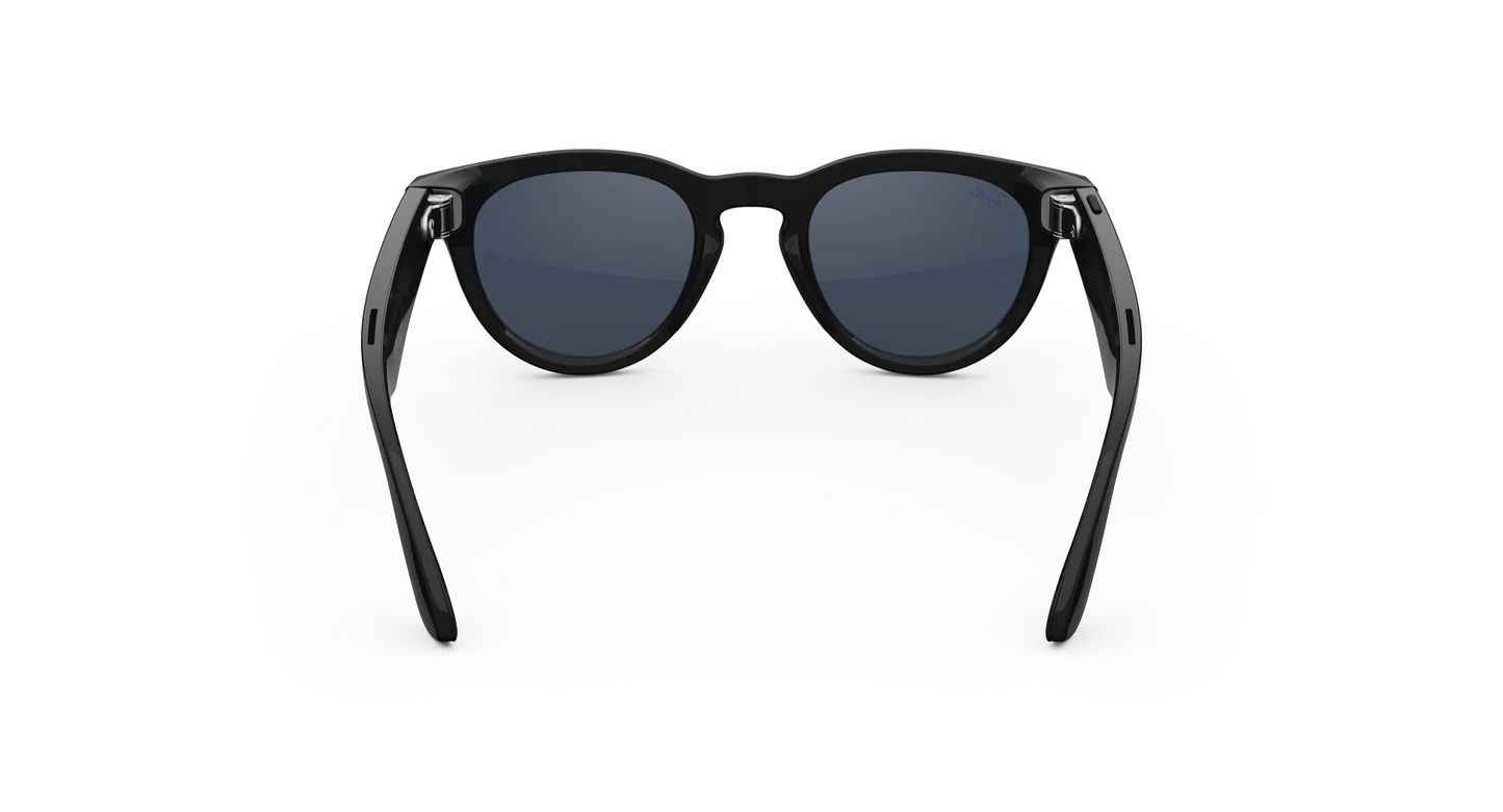 Ray-Ban Meta Headliner Gen 2 - (F) Shiny Black - (L) Clear to Sapphire Transitions - High Bridge - (Standard)