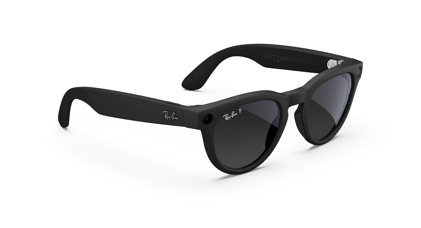 Ray-Ban Meta Headliner Gen 2 - (F) Matte Black – (L) Gradient Graphite Polarised – (Standard)
