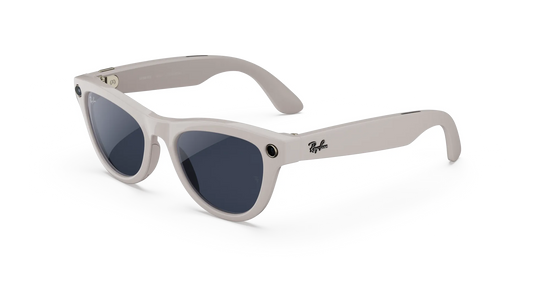 Ray-Ban Meta Skyler Gen 2 - (F) Shiny Chalky Gray - (L) Clear to Sapphire Transitions - (Standard)