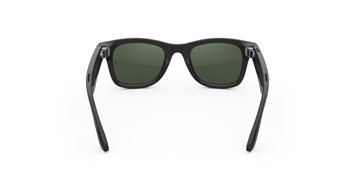 Ray-Ban Meta Wayfarer Gen 2 - (F) Shiny Black - (L) Clear to Graphite Green Transitions® - (Standard)