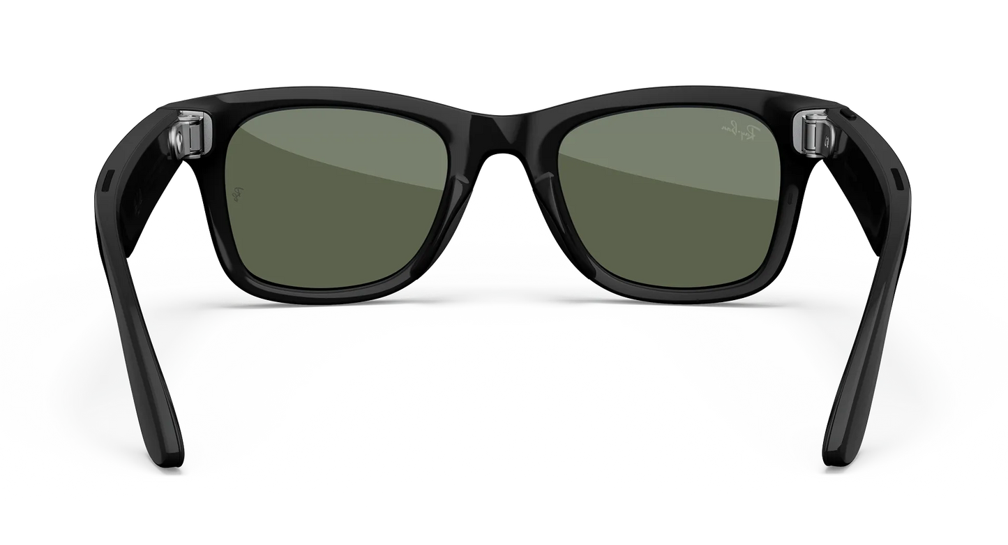 Ray-Ban Meta Wayfarer Gen 2 - (F) Shiny Black - (L) Green - (Standard)