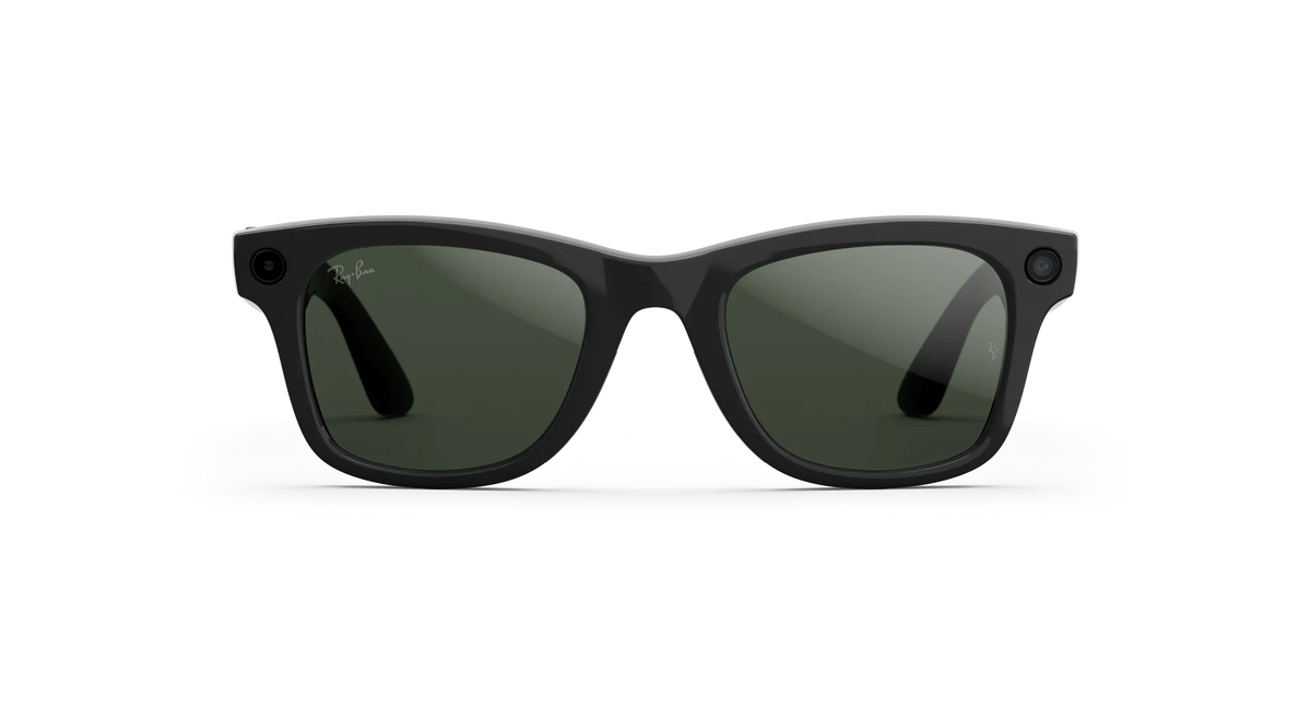 Ray-Ban Meta Wayfarer Gen 2 - (F) Shiny Black - (L) Clear to Graphite Green Transitions® - (Standard)