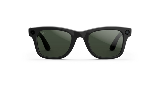 Ray-Ban Meta Wayfarer Gen 2 - (F) Shiny Black - (L) Clear to Graphite Green Transitions® - (Standard)