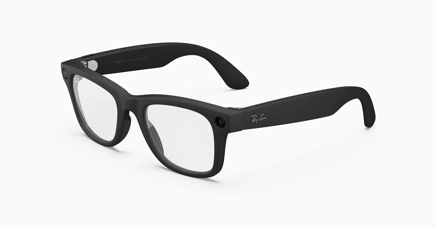 Ray-Ban Meta Wayfarer Gen 2 - (F) Matte Black - (L) Clear - (Standard)