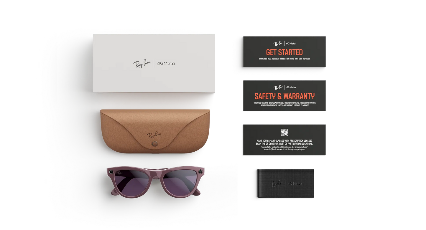 Ray-Ban Meta Skyler Gen 2 - (F) Shiny Mystic Violet – (L) Clear to Amethyst Transitions – (Standard)