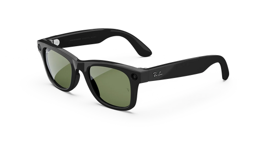 Ray-Ban Meta Wayfarer Gen 2 - (F) Shiny Black - (L) Green - (Standard)