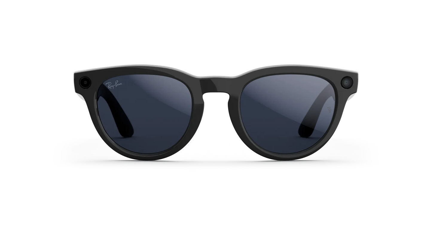 Ray-Ban Meta Headliner Gen 2 - (F) Shiny Black - (L) Clear to Sapphire Transitions - High Bridge - (Standard)