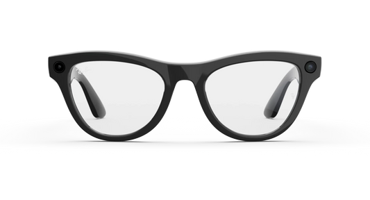 Ray-Ban Meta Skyler Gen 2 - (F) Shiny Black - (L) Clear - (Standard)