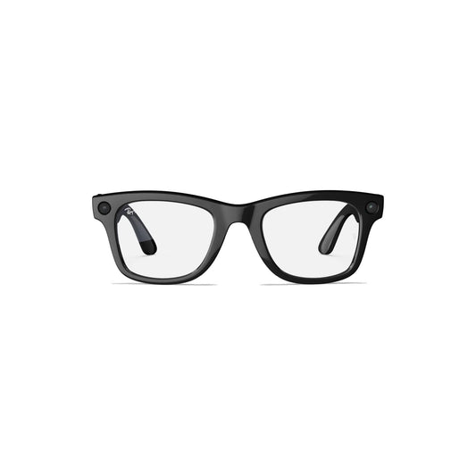 Ray-Ban Meta Wayfarer Gen 1 - (F) Shiny Black - (L) Clear - (Large) - product image