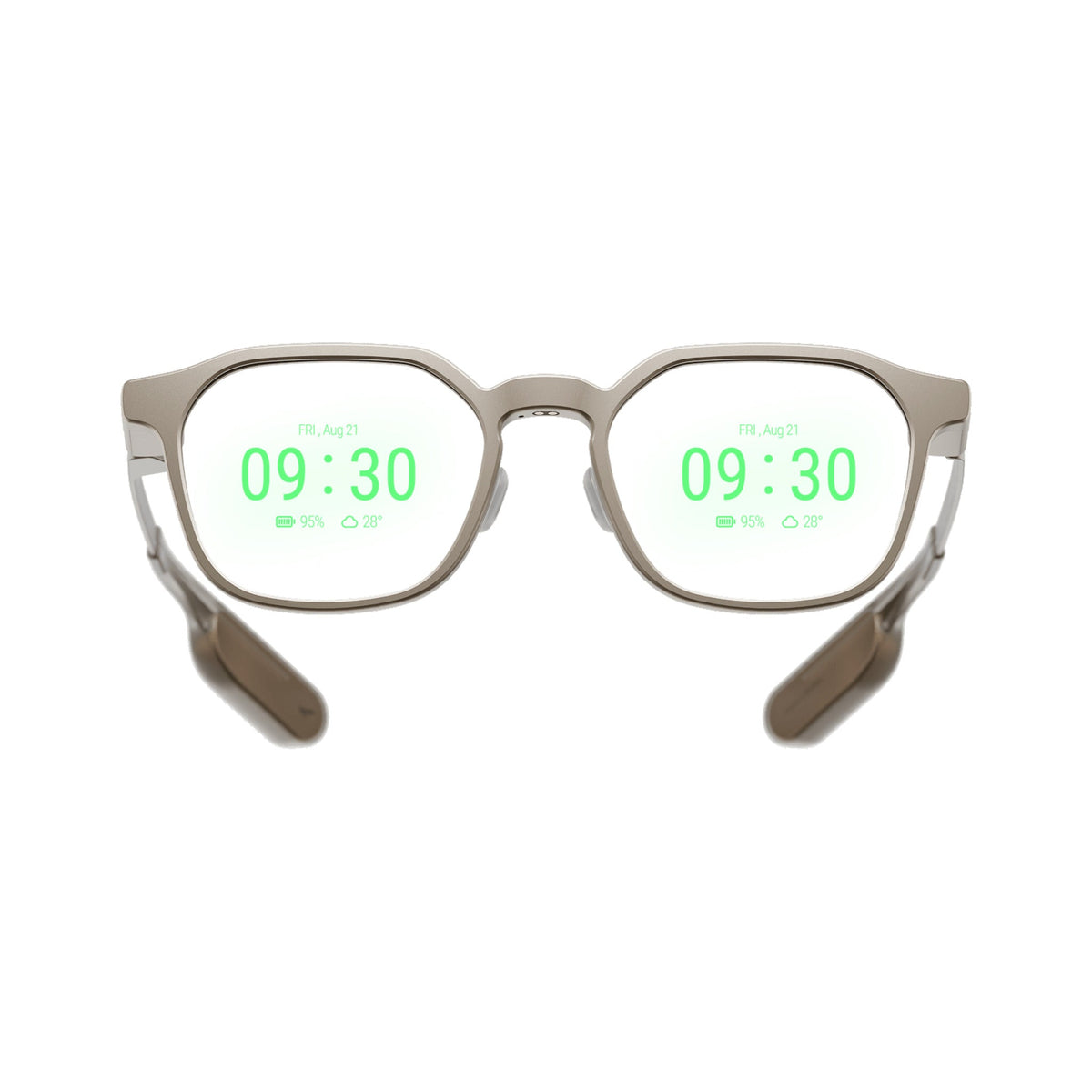 RayNeo iO AI Glasses Dune Gold standard