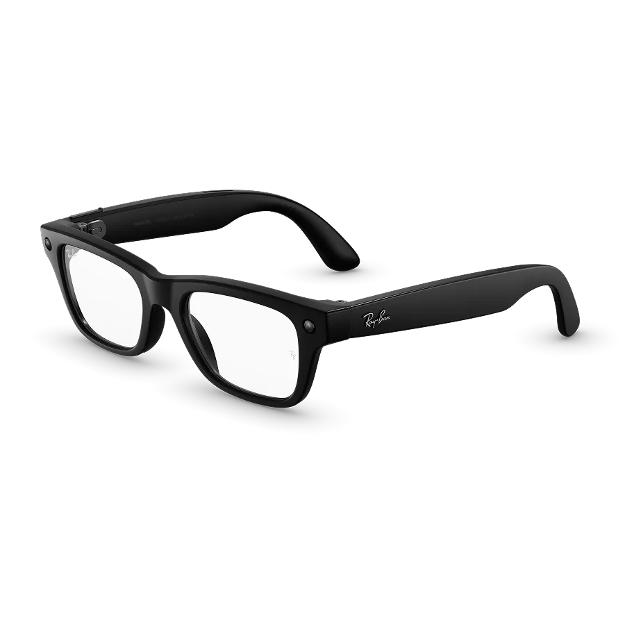 Ray-Ban Meta Blayzer Optics Gen 2 - Meta official Ray-Ban Meta Blayzer Optics (Gen 2), Large Matte Black, Clear Lenses - view 1 of 1 - source 938517928614727