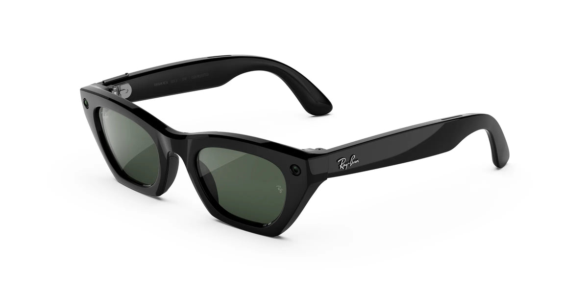 Ray-Ban Meta Zena Gen 3 Shiny Black / Transitions Graphite Green / Standard