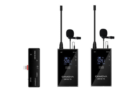 CKMOVA UM100 Kit6 Dual-Channel Wireless Microphone