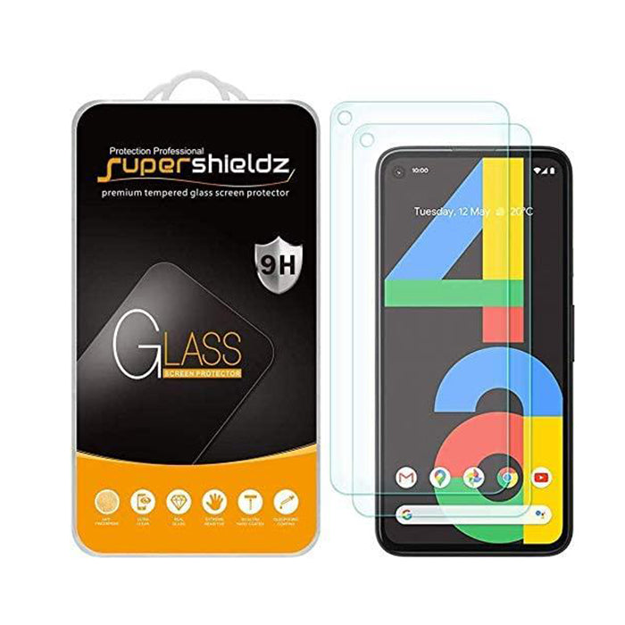 Google Pixel 4a -Tempered Glass Screen Protector ( 2 pack)