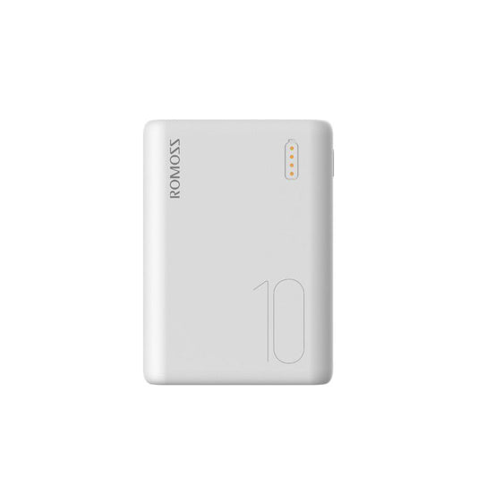 Romoss Simple 10 10000mAh Dual Output Power Bank - White